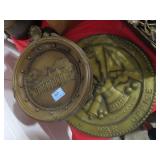 3 VINTAGE WALL PLAQUES