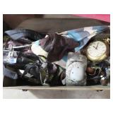 GROUPING: UNITED POCKET WATCH CLOCK, MIRROR,