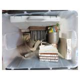 LETTER BLOCKS, PUNCHES, SIFTER, TOYS, ETC.