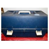 TASK MASTER TACKLE BOX WITH VINTAGE REELS AND