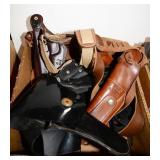 7 LEATHER HOLSTERS - SHOULDER