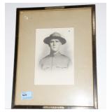 FRAMED PORTRAIT OF MERRITT W. PRICE APRIL 17, 1897