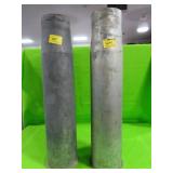 2 ARTILLARY SHELL CASINGS