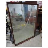 OAK WALL MIRROR - 37" X 44"