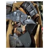 GROUPING: LEATHER HOLSTERS