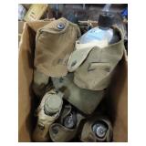 5 WWII CANTEENS AND 5 VIET NAM ERA CANTEENS