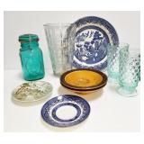 GROUPING: VASES, GLASSWARE, ETC.