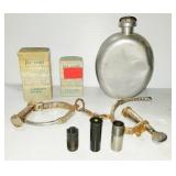 GROUPING: GUN PARTS, SHACKLES, ASST. LOOSE