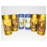GROUPING: WESTERN THEMED TUMBLERS, SHOT GLASSES,