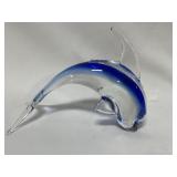 MURANO GLASS DOLPHIN FIGURINE