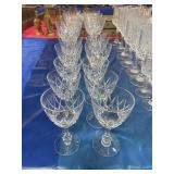 18 PC SET OF CRYSTAL STEMS