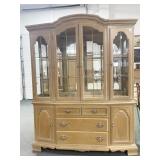 AMERICAN DREW -  PICKLE FINISH CHINA CABINET -