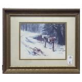 MAIL BOXES  BY JIM GRAY - WATERCOLOR - 14" X 16"