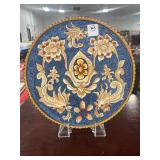 10" CERAMIC PLATE - CHILI - ARTIST SIGNED