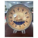 10" TERRA COTTA COLLECTOR PLATE