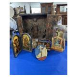RELIGIOUS ALTER BOX AND ICONS