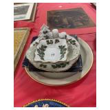 LENOX CHRISTMAS PLATTER AND OTHER CHRISTMAS