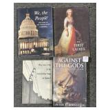 4 BOOKS: 3 PAPER BACKS AND 1 HARD BACK