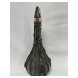 SILVERPLATE OVER GLASS DECANTER