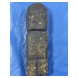 INCAN WOOD CARVED FIGURED - 6 3/4" HIGH -