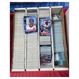 1 PARTIAL BOX OF ASSORTED BASEBALL CARDS