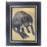 "CAT" BY EMILE JOHN HESS - OIL - ORIIGNAL ART -