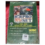 1990 NFL PRO SET FOOTBALL CARDS - UNOPENED