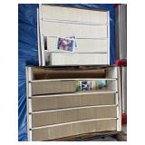 2 PARTIAL BOXES OF ASSORTED SPORTS TRADING CARDS