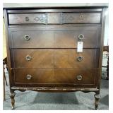 DEPRESSION ERA 4 DRAWER CHEST - MAHOGANY
