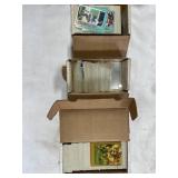 2 FULL BOXES OF SPORTS TRADING CARDS AND 1