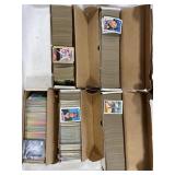 5 FULL AND PARTIAL BOXES OF ASSORTED BASEBALL
