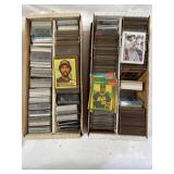 2 PARTIAL BOXES OF BASEBALL TRADING CARDS