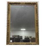 GOLD FRAMED MIRROR - 19" X 27"