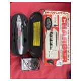 NI-CAD BATTERY CHARGER, MULTIMETER AND