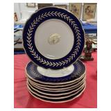 8 JACKSON CHINA DINNER PLATES