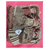 CHANCAY 3 FIGURE GROUP OF DOLLS