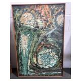 "UNTITLED" BY G. SKOTEINOS IN GREEK - OIL -