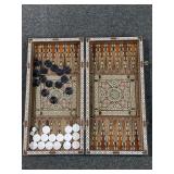 SOUTH AMERICAN DESIGN BACKGAMMON GAME -