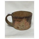 GUATEMALAN CERAMIC CUP WITH PAINTED DESIGN