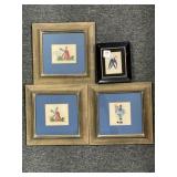4 NEEDLEPOINT ART WORKS
