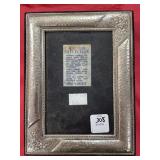950 SILVER PICTURE FRAME - MADE IN GREECE