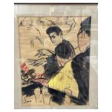 "MUSICIANS" BY ROY COLONNA - ORIGINAL ART -