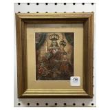 "MOTHER AND CHILD" PAINTING - SCHOOL OF CUZCO -