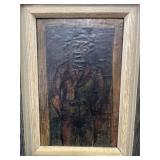 "BLACK MAN" BY EMILE JOHN HESS - ARTIST SIGNED -