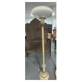 METAL ANTIQUE FLOOR LAMP - 64" HIGH