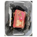 BASEBALL GLOVE, PAINT SUPPLIES, TIN SNIPS, ETC.