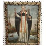 "ST. HILARY" - EARLY 19TH CENTURY QUITO SCHOOL -