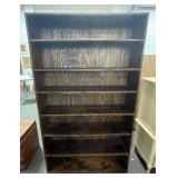 CRAFT MADE PINE 7 SHELF BOOKCASE - 49" X 11" X 84"