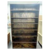 CRAFT MADE PINE 7 SHELF BOOKCASE - 49" X 11" X 84"