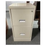 2 DRAWER METAL FILE CABINET
